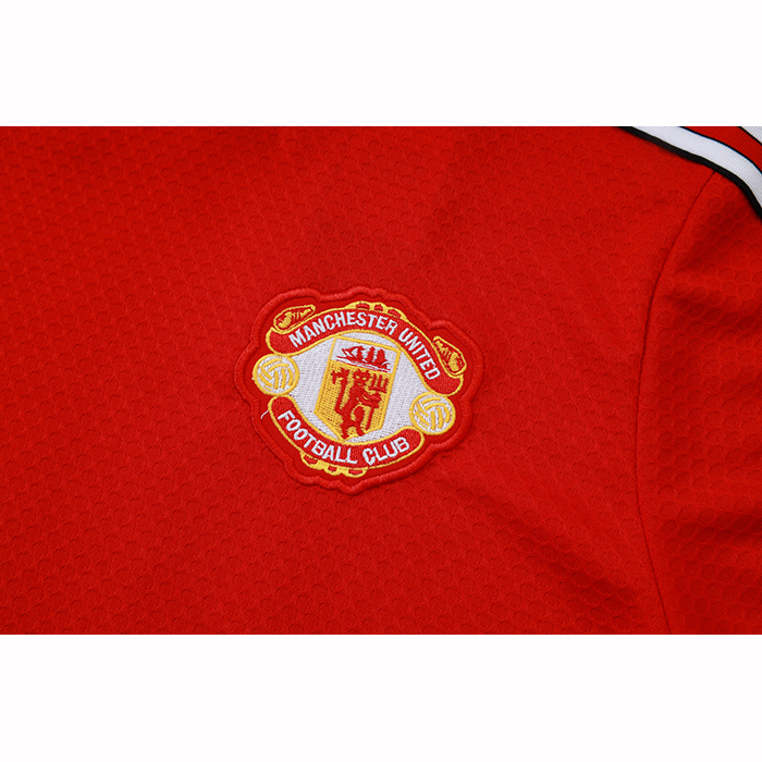 Chandal del Manchester United Manga Corta 25-26 Rojo - Pantalon Corto
